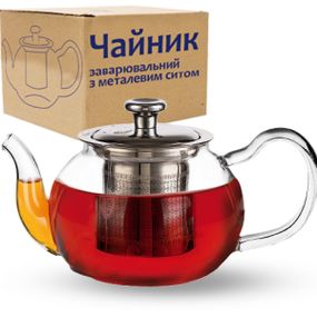 Чайник заварювальний Витончений з металевим ситом 580мл