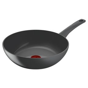 Сковорода Tefal ВОК Renewal, 28см, алюміній, бакеліт, сірий (C4261943)