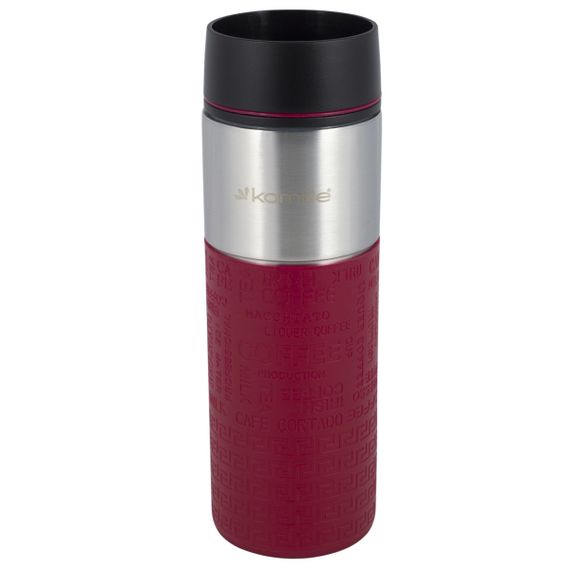 Термокружка Kamille KM-2098-Red 420 мл червона