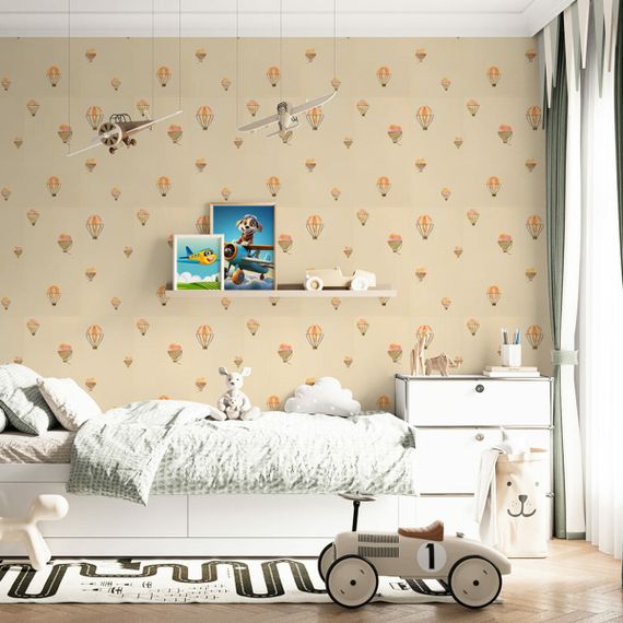 Панель стінова 3D 700*700*4mm повітряні кулі рогожка (D) SW-00001973 | Зображення 6