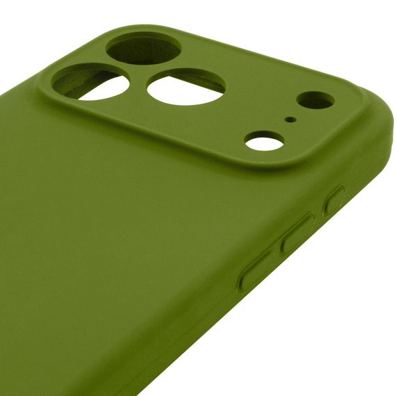 Чохол Silk Full Camera Protective (AA) NO LOGO для Apple iPhone 17 Pro / 18 Pro (6.3") Зелений / Dark Olive | Зображення 3