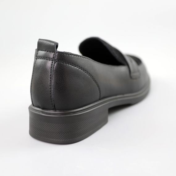 Лофери жіночі шкіряні 591372 Чорні 37 38 39 40 41 42 | Зображення 5