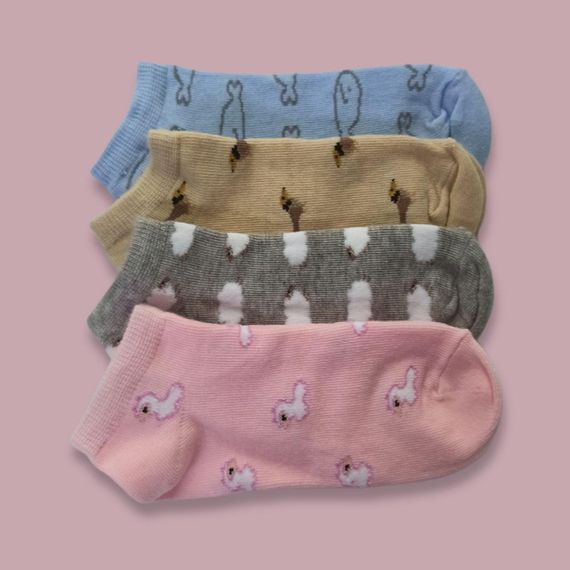 Носки короткі дитячі з принтами Twinsocks р.-14-16(23-25), 18-20(29-31) блакитний, сірий, бежевий, рожевий Голубий, 18-20