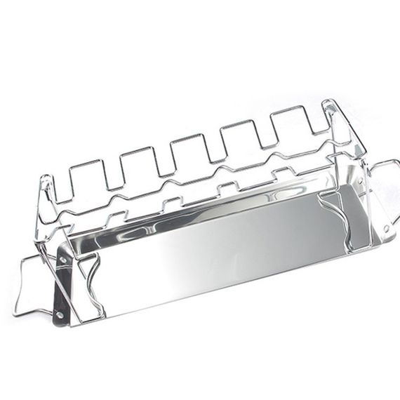 Підставка, Стійка, ростер, для курячих ніжок і крилець неіржавка на 14 комірок | Зображення 4