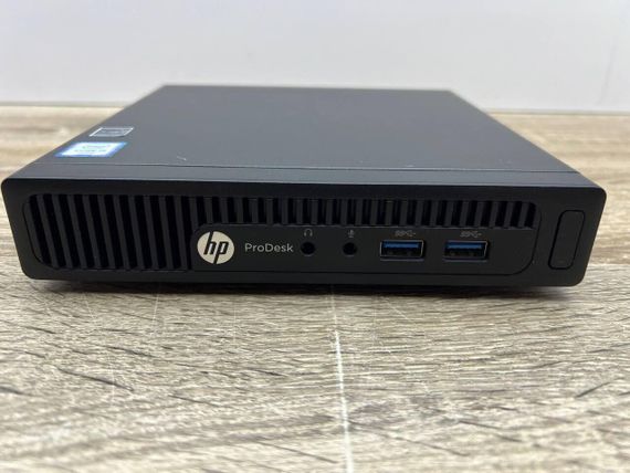 Неттоп HP EliteDesk 400 G2 Desktop Mini USFF / Intel Core i5-6500T (4 ядра по 2.5 - 3.1 GHz) / 8 GB DDR4 / 240 GB SSD / Intel UHD Graphics 630 / Блок питания б/у | Зображення 1