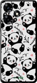 Чохол на Infinix Hot 30 Панди "4318b-3046-2448"