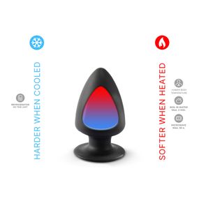 Анальная пробка SilexD (Model 1 size S) двухслойная, силикон+Silexpan, диаметр 5см