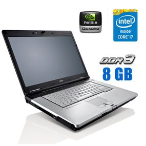 Рабочая станция Fujitsu Celsius H710 / 15.6" TN / Intel Core i7-2720QM (4(8) ядра по 2.2-3.3 GHz) / 8GB DDR3 / 256GB SSD / Quadro 1000M, 2GB GDDR3, 128-bit / WebCam б/у