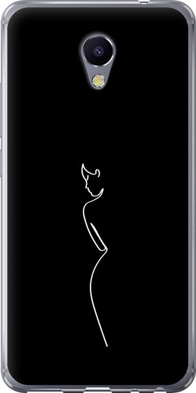 Чехол на Meizu M5 Note Силуэт1 "4590u-447-17620"