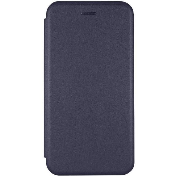Кожаный чехол-книжка Classy для Xiaomi Redmi 15 (EU) Темно-синий
