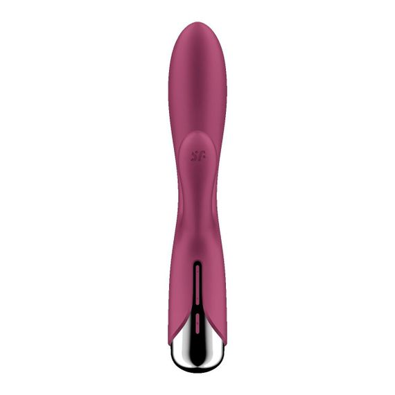 Вібратор-кролик з ротацією Satisfyer Spinning Rabbit 1 Red, 3 мотори Sex Aura | Зображення 5