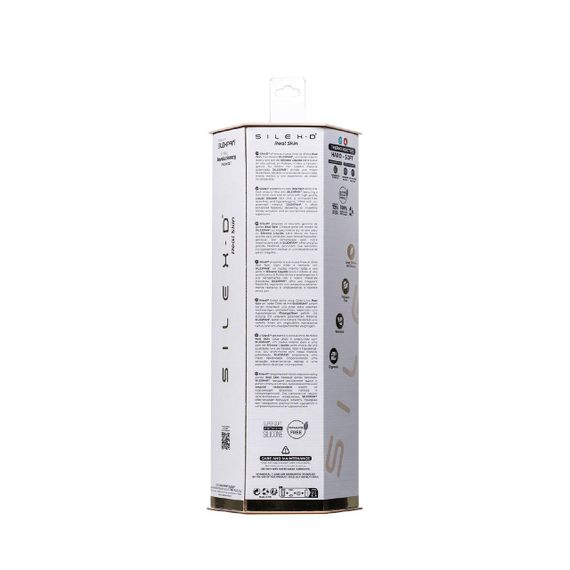Фаллоимитатор SilexD Vetus Real Skin Flesh (8in MODEL 1) суперсофт-силикон+Silexpan, диаметр 4,1 см Sex Aura | Зображення 9