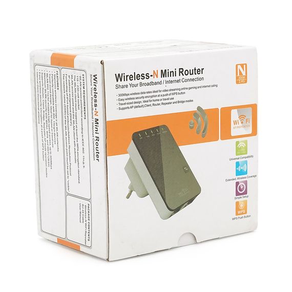 Підсилювач WiFi сигналу з вбудованою антеною LV-WR02В, живлення 220V, 300Mbps | Зображення 3