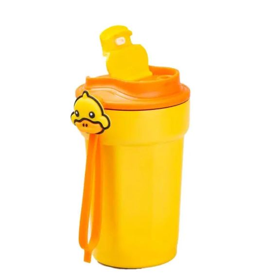 Термокружка 450 мл с крышкой на защелке G. Duck Желтый HP28489 | Зображення 2