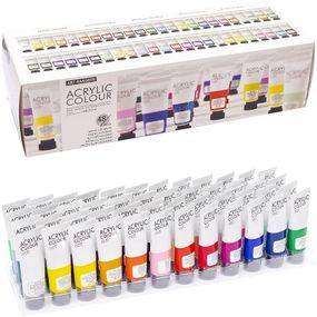 Набір акрилових фарб "Art Ranger" FEA4822, 48 кольорів