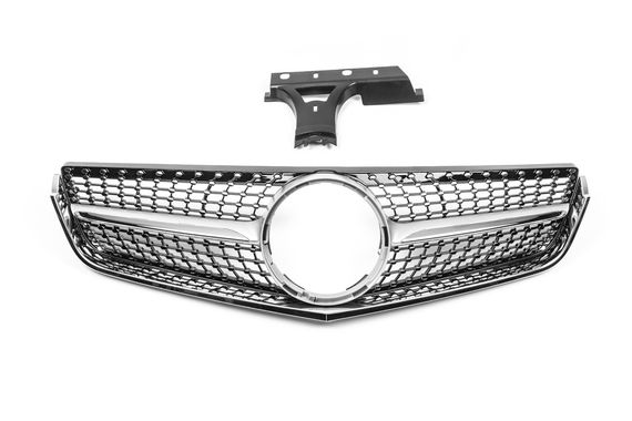 Передня решітка (2009-2013, Diamond Silver) для Mercedes E-сlass coupe C207 рр | Зображення 1