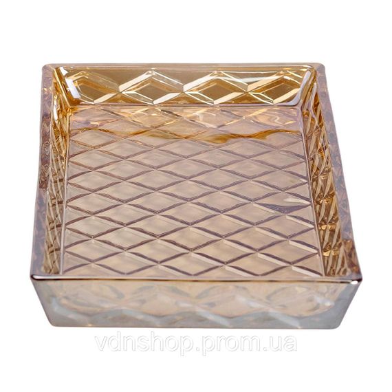 Блюдо для закусок стеклянное 27,5*13,5*2,5 см квадратное HP-YH-55 | Зображення 2