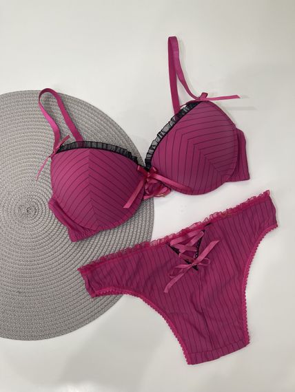 Комплект нижньої білизни Closer Caroline Малиновий 75B/M | Зображення 5