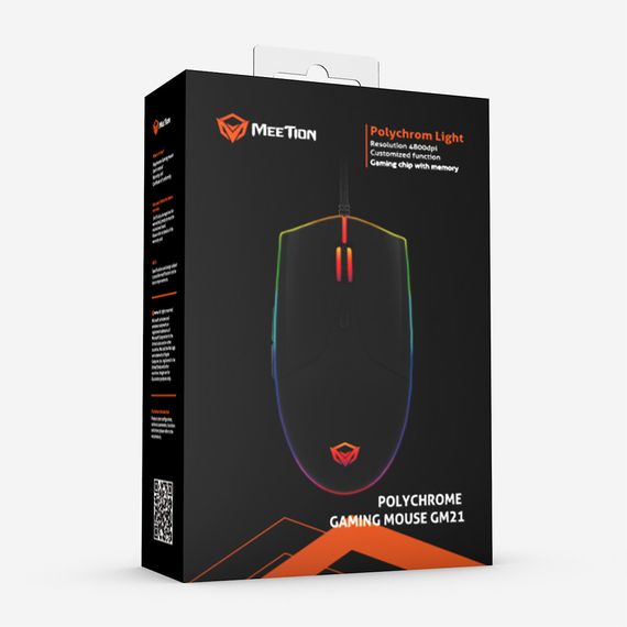 Миша MEETION Backlit Gaming Mouse RGB MT-GM21 | Зображення 1