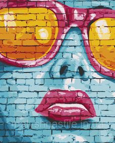Картина за номерами. Art Craft "Street art girl" 40х50 см 10248-AC