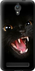 Чехол на Asus ZenFone C ZC451CG Чёрная кошка "932u-181-17620"