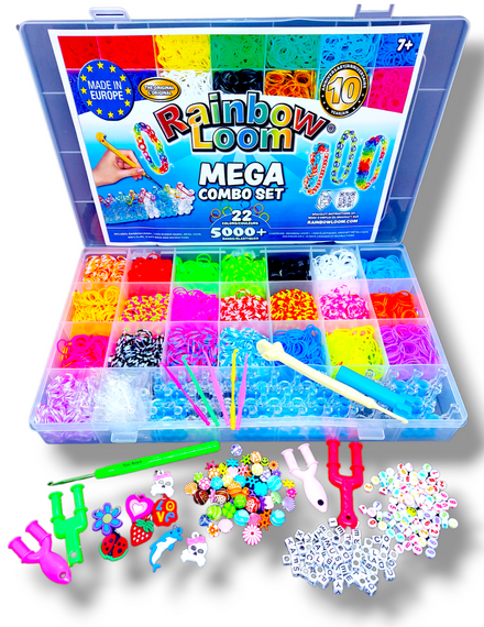Набір гумок для плетіння браслетів Rainbow Loom, 5000 шт | Зображення 1