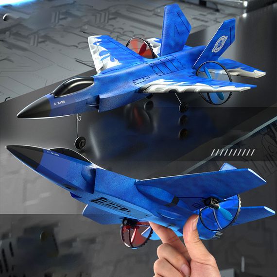 Самолет на радиоуправлении SCHE HW39 F35 Fighter Blue | Зображення 3