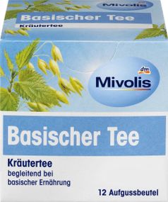 Лужний трав’яний чай Mivolis (12 пакетиків) – для детоксу, очищення організму та підтримки кислотно-лужного балансу