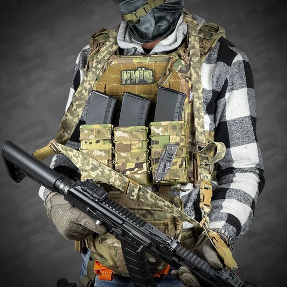 Ремінь збройовий триточковий RAGNAROK "Hel" Gen.II carbine Піксель | Зображення 3