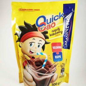 Какао дитячий розчинний Quick Cao, 500г, швидкорозчинний шоколадний напій