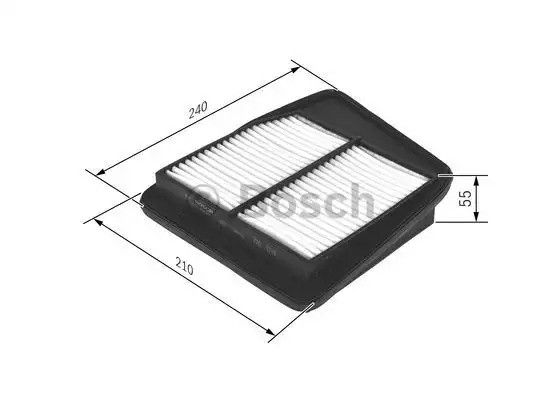 Фільтр повітряний HONDA ACCORD, BOSCH (F026400357) | Зображення 4