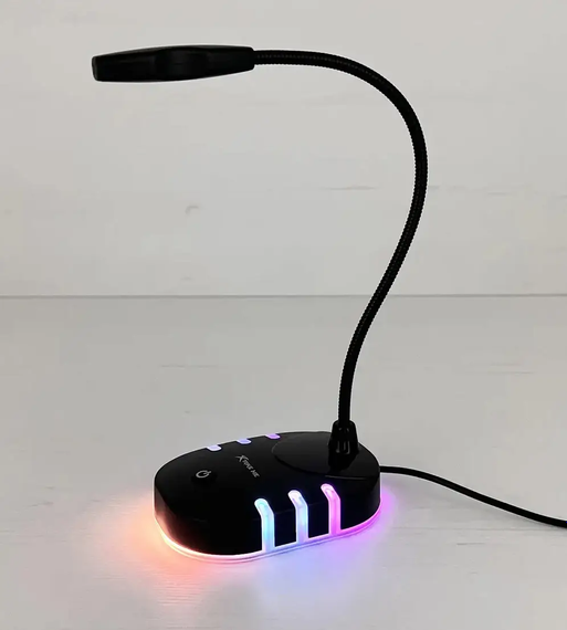 Игровой микрофон RGB XTRIKE XMC-02 |3.5mm/USB|, микрофон для игр, стриминговый микрофон | Зображення 4