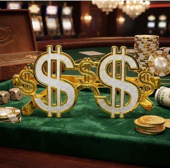 Очки для вечеринок «Dollar Gold» | Зображення 5