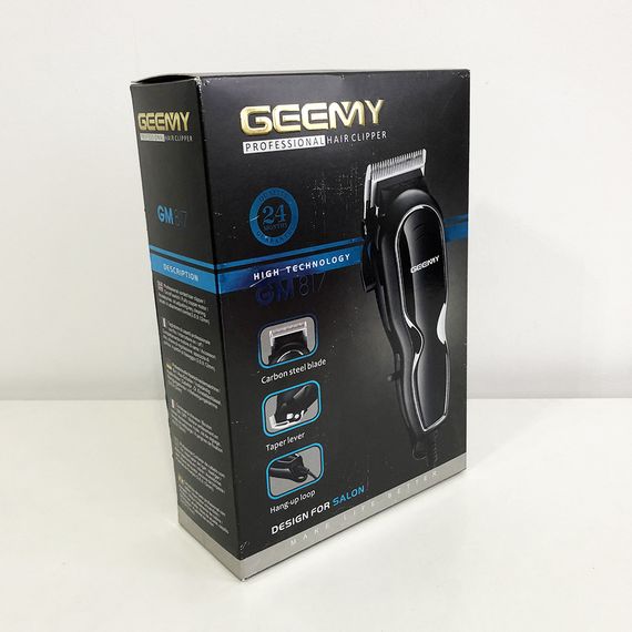 Професійна машинки для стрижки волосся Gemei GM-817 Pro. Колір помаранчевий | Зображення 2