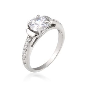 Серебряное кольцо с фианитами Artsriblo артА157к