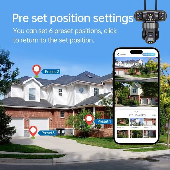 Вузька 9MP IP камера WiFi 3 в 1 Verto SC28 V380 PRO | Зображення 4