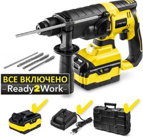 Перфоратор акумуляторний Trotec PRDS 20-20V з АКБ та ЗП + кейс (4415000210)