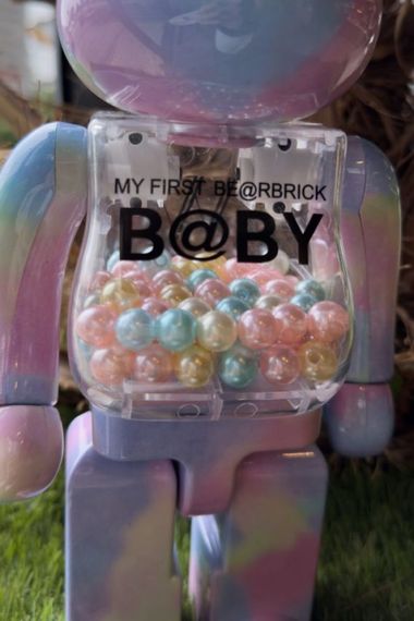Фігурка Bearbrick Pearl Capsule Pastel дизайнерська статуетка ведмедик Беарбрік 28 см bs003 різнокольорова | Зображення 2