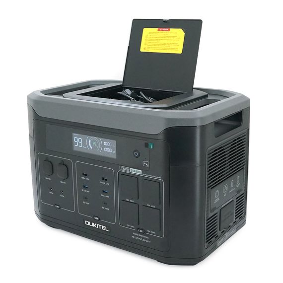 Портативна зарядна станція OUKITEL BP3000E (ємність 2048 Вт·год), LiFePO4, потужність 3200 Вт (пікова 6400 Вт), 480x296x322 мм, | Зображення 2
