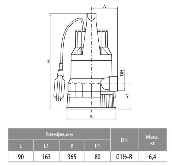 Дренажний насос NPO DSP 1000PD | Зображення 2
