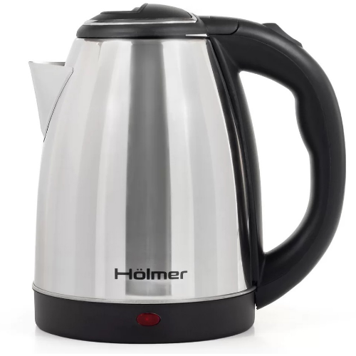 Електрочайник 1,8л 1500W нержавіюча сталь (диск) HKS-1101 Holmer