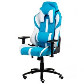 Кресло геймерское Special4You ExtremeRace light bluewhite