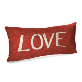 Подушка для дивана бархатная Love 50x24 см (52BP_17NG030)