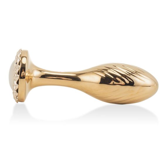 Металева анальна пробка LOCKINK SEVANDA Pearl Pear-shape Anal Plug, зі штучною перлиною | Зображення 4