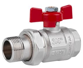 Кран кульовий "Американка" Icma 3/4" прямий №347 (87347AE11)