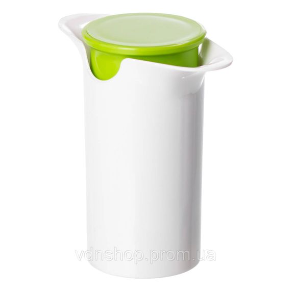 Овочерізка ручна 11×6×11 см кругла універсальна овочерізка механічна мультирізка для овочів і фруктів HP-8-72 | Зображення 1