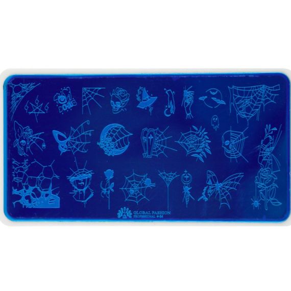 Пластина для стемпінга 084 Global Fashion (12х6см) | Зображення 1