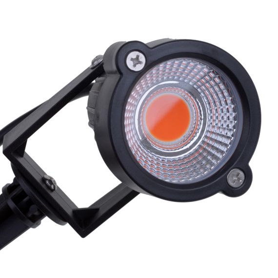 Грунтовый светильник LED 3W RED COB IP65 BK (AS-11) | Зображення 1