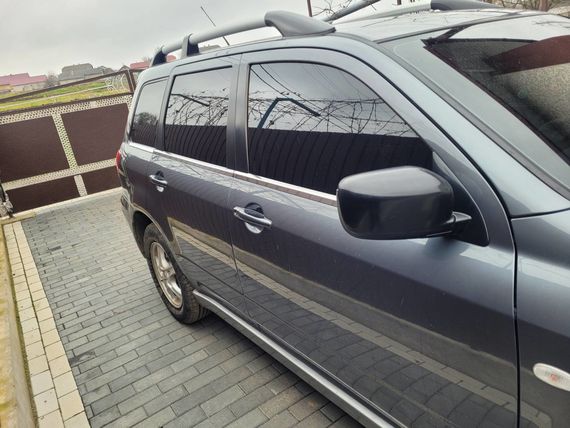 Нижняя окантовка окон (6 шт, нерж) для Mitsubishi Outlander 2001-2006 гг | Зображення 1