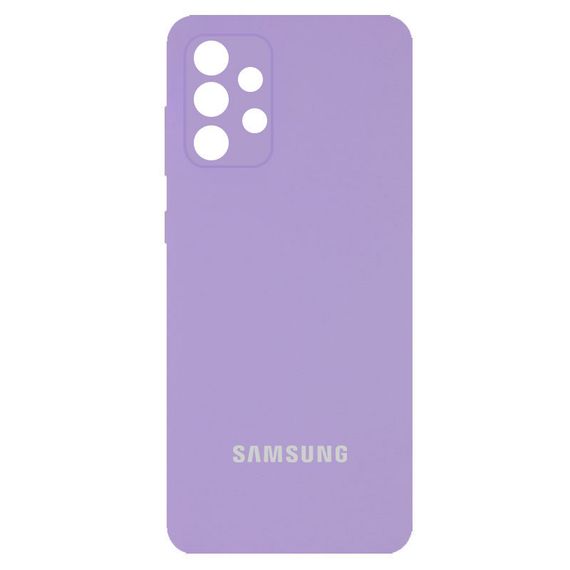 Чохол Silicone Cover Full Camera (AA) для Samsung Galaxy A53 5G Full camera, Бузковий/Dasheen